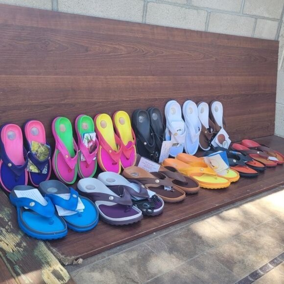 Mango Slide Flip Flops Thong Sandals Sz 7 - Picture 5 of 5